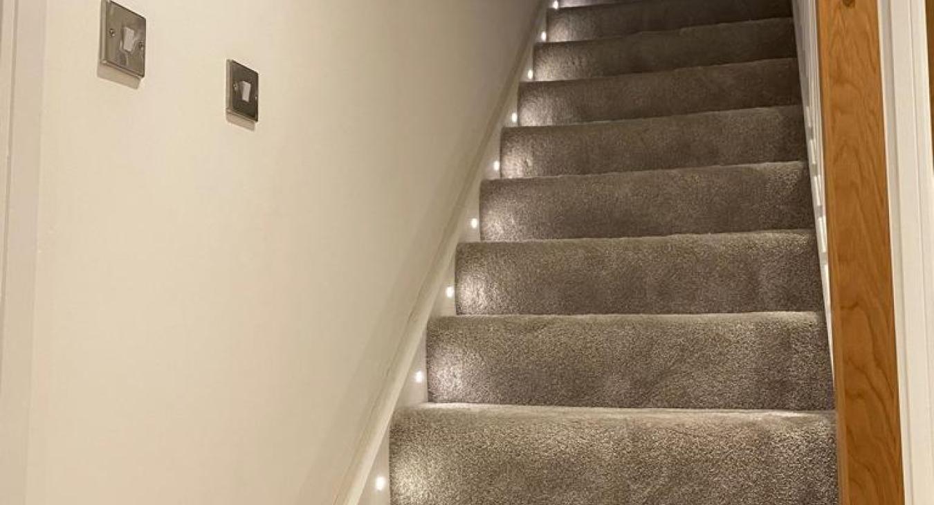 Stair Lighting Installation 